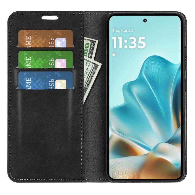 For Motorola Edge 60 Fusion Retro-skin Magnetic Suction Leather Phone Case