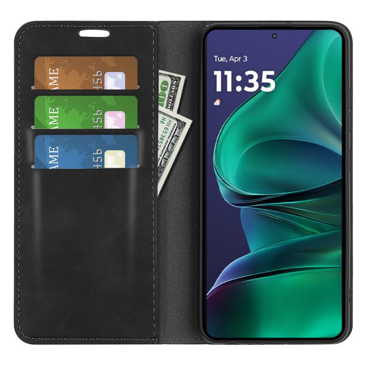 For Motorola Moto G Stylus 5G 2025 Retro-skin Magnetic Suction Leather Phone Case