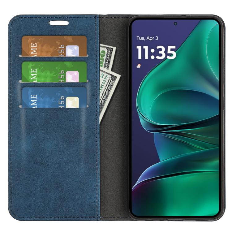 For Motorola Moto G Stylus 5G 2025 Retro-skin Magnetic Suction Leather Phone Case