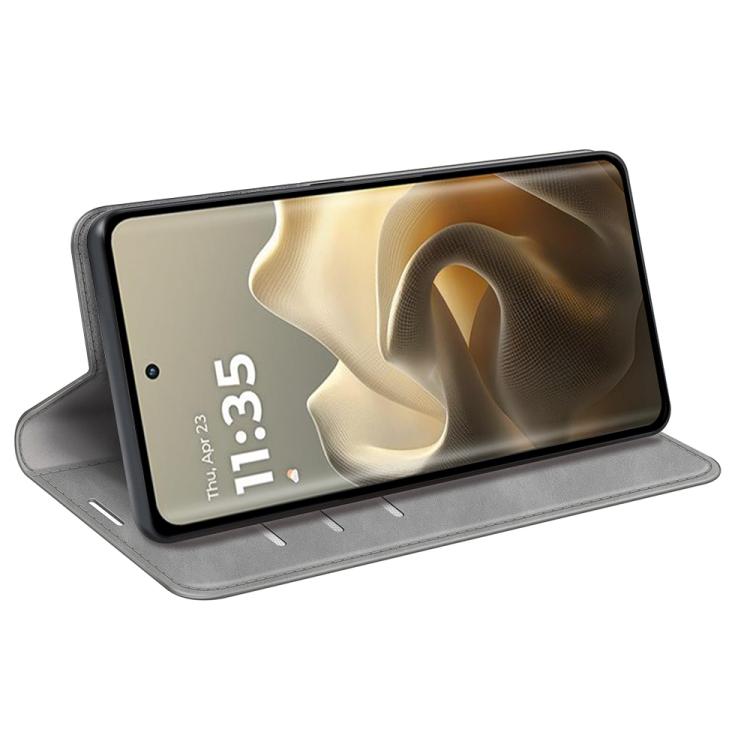 For Motorola Edge 60 Pro Retro-skin Magnetic Suction Leather Phone Case