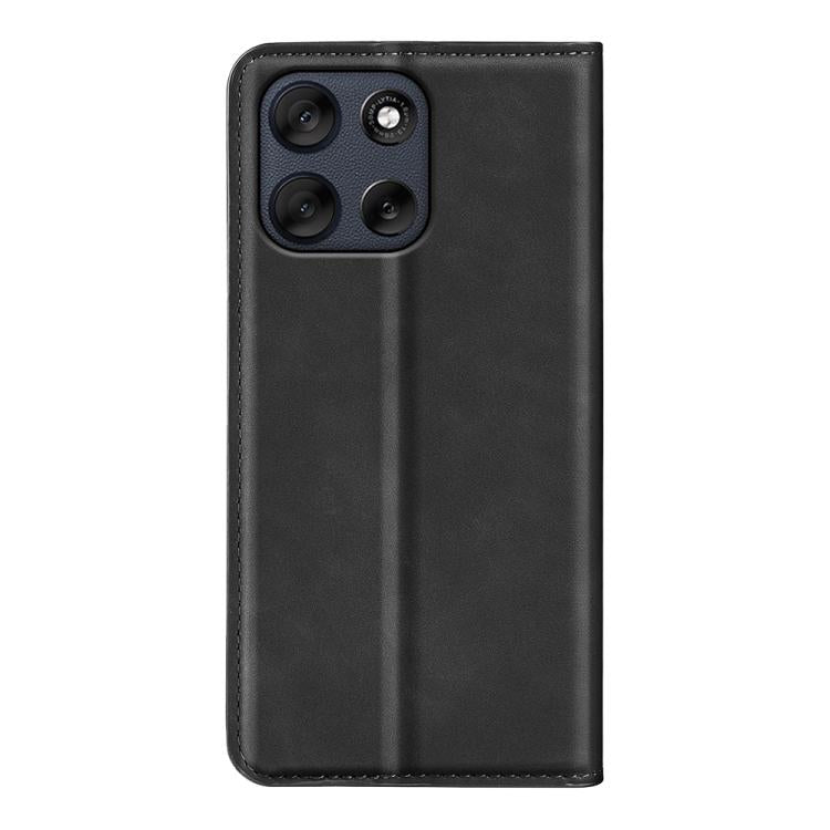 For Motorola Moto G56 5G / G66Y Retro-skin Magnetic Suction Leather Phone Case
