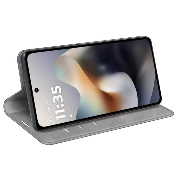 For Motorola Moto G56 5G / G66Y Retro-skin Magnetic Suction Leather Phone Case
