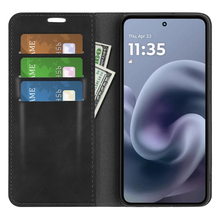 For Motorola Moto G86 5G Retro-skin Magnetic Suction Leather Phone Case