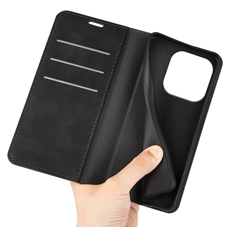 For Motorola Moto G86 5G Retro-skin Magnetic Suction Leather Phone Case