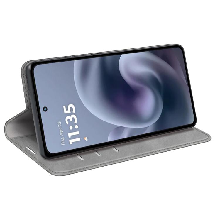 For Motorola Moto G86 Power Retro-skin Magnetic Suction Leather Phone Case