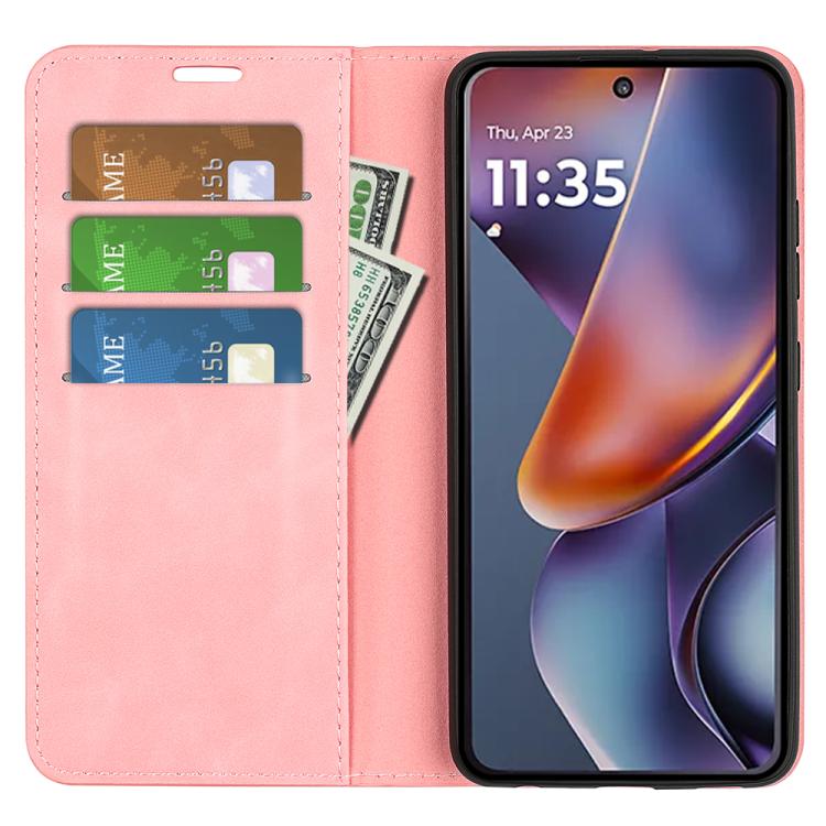 For Motorola Moto G 5G 2026 Retro-skin Magnetic Suction Leather Phone Case