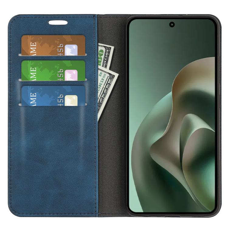 For Motorola Moto G67 Power Retro-skin Magnetic Suction Leather Phone Case