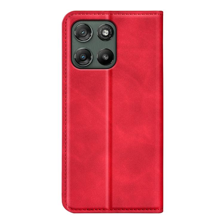 For Motorola Moto G67 Power Retro-skin Magnetic Suction Leather Phone Case