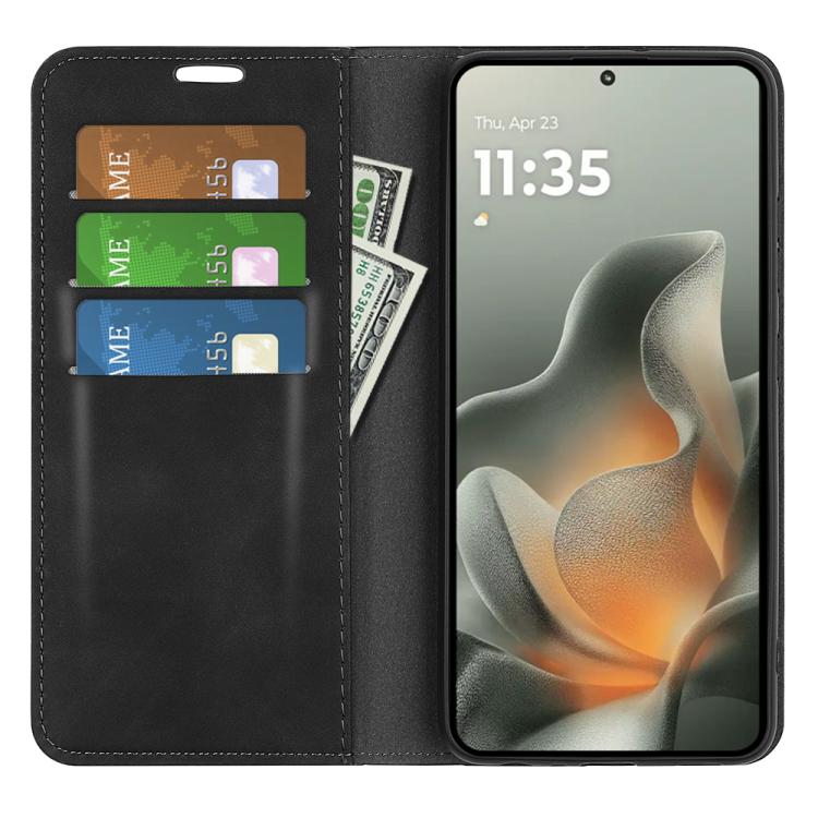 For Motorola Edge 70 5G Retro-skin Magnetic Suction Leather Phone Case