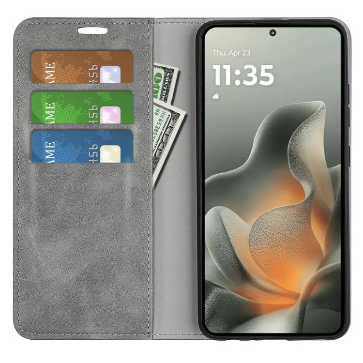 For Motorola Edge 70 5G Retro-skin Magnetic Suction Leather Phone Case
