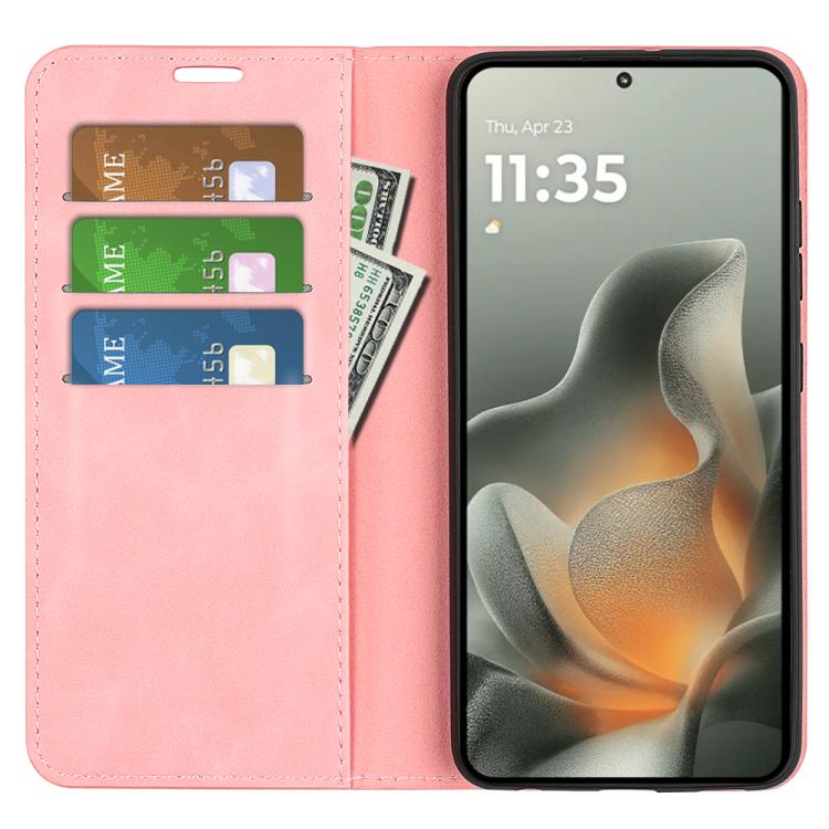For Motorola Edge 70 5G Retro-skin Magnetic Suction Leather Phone Case