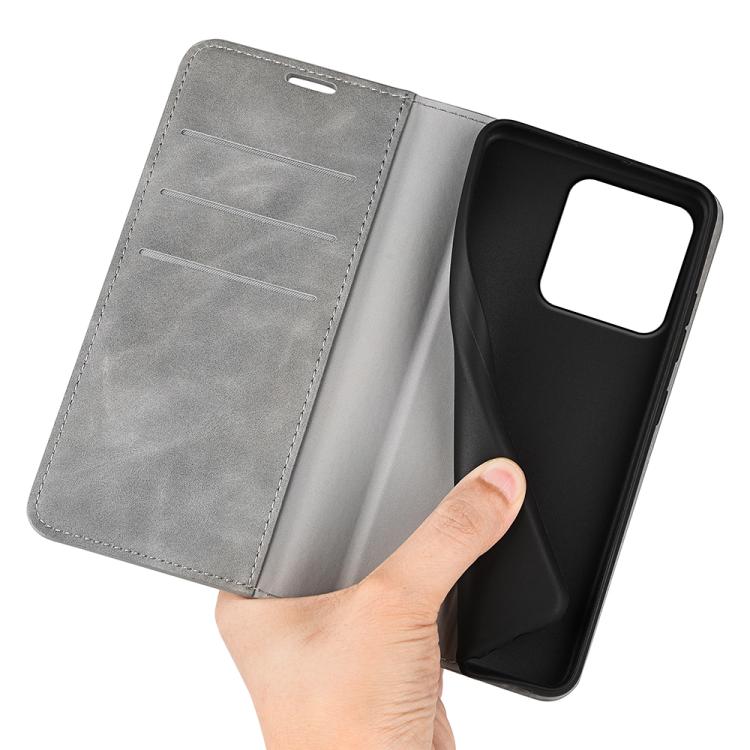 For Motorola Edge 70 Fusion 5G Retro-skin Magnetic Suction Leather Phone Case