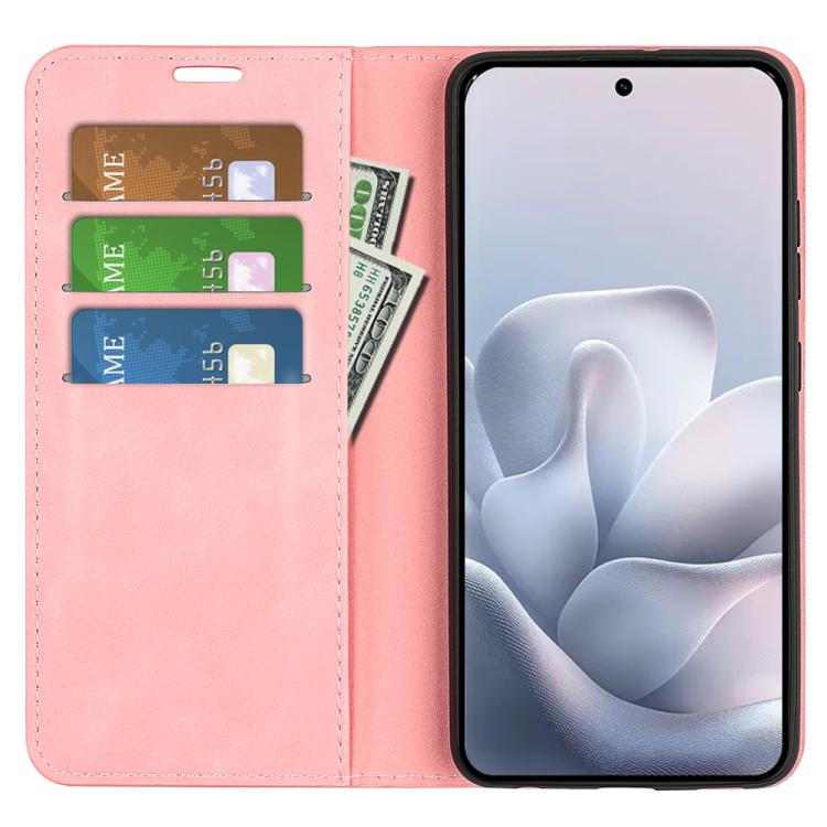 For Motorola Edge 70 Fusion 5G Retro-skin Magnetic Suction Leather Phone Case