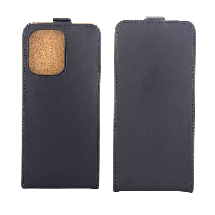 For Xiaomi Redmi 13C Vertical Flip Leather Phone Case with Card Slot - Black