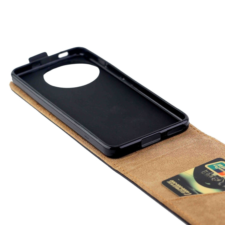 For Xiaomi 14 Civi / Civi 4 Pro 4G Vertical Flip Leather Phone Case with Card Slot - Black