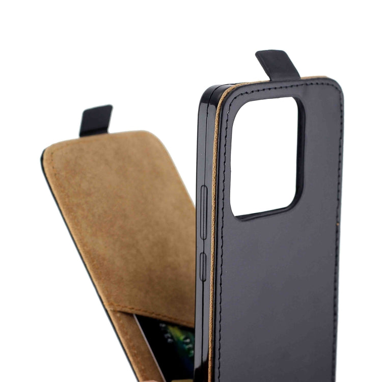 For Xiaomi 14T Vertical Flip Leather Phone Case with Card Slot - Black