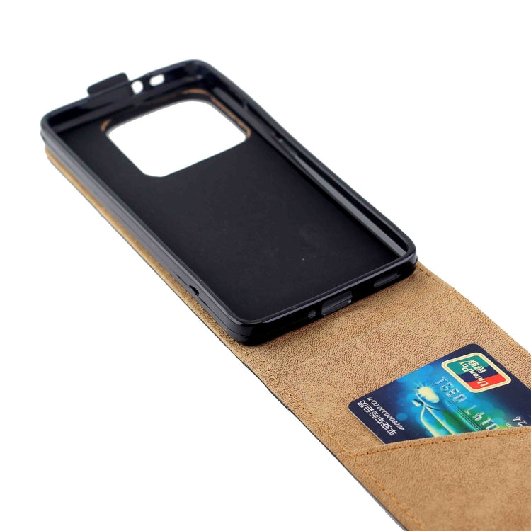 For Xiaomi 14T Pro Vertical Flip Leather Phone Case with Card Slot - Black
