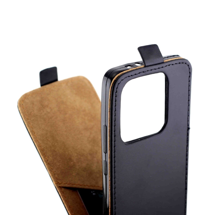 For Xiaomi 14T Pro Vertical Flip Leather Phone Case with Card Slot - Black