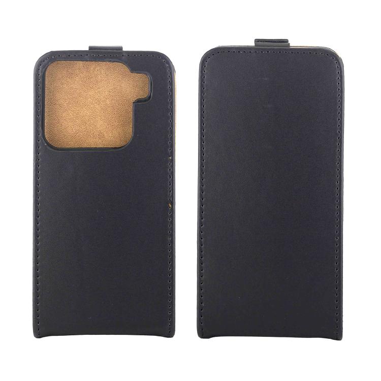 For Xiaomi 15 Vertical Flip Leather Phone Case with Card Slot - Black