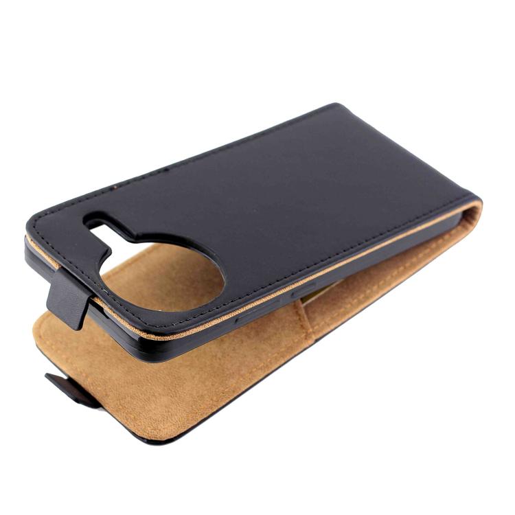 For Redmi K80 5G Vertical Flip Leather Phone Case with Card Slot - Black