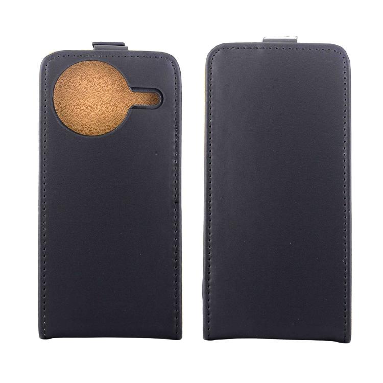 Redmi K80 Pro 5G Vertical Flip Leather Phone Case with Card Slot - Black