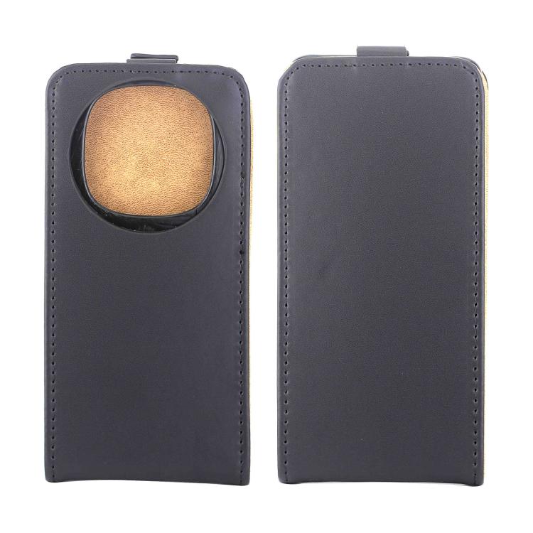 For Redmi Note 14 Pro 4G Vertical Flip Leather Phone Case with Card Slot - Black