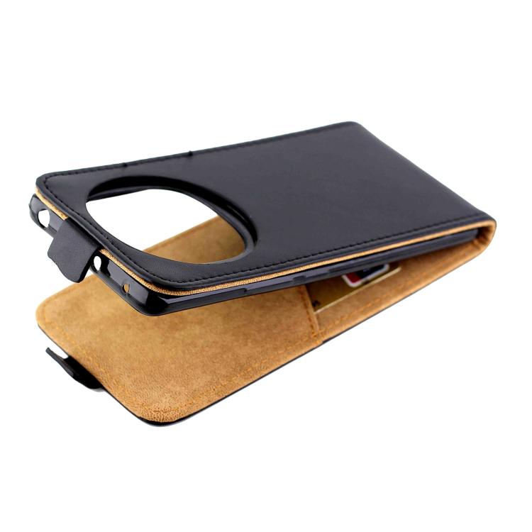 For Redmi Note 14 Pro 4G Vertical Flip Leather Phone Case with Card Slot - Black