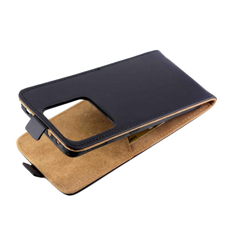 For Xiaomi Poco M7 Pro 5G Vertical Flip Leather Phone Case with Card Slot - Black