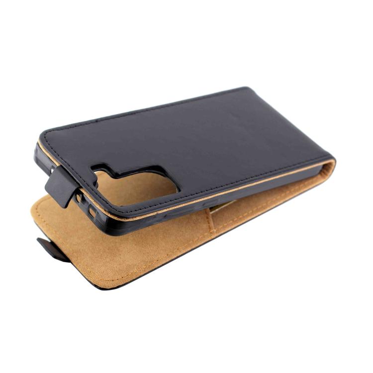 For Redmi Turbo 4 Vertical Flip Leather Phone Case with Card Slot - Black