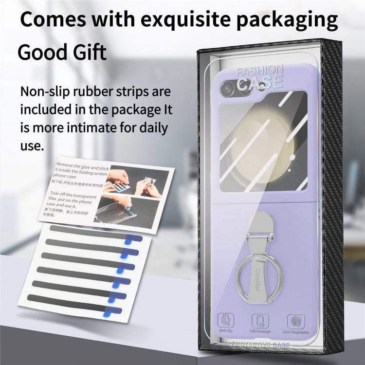 For Samsung Galaxy Z Flip5 5G Skin-Sensitive Integrated Ring Phone Case