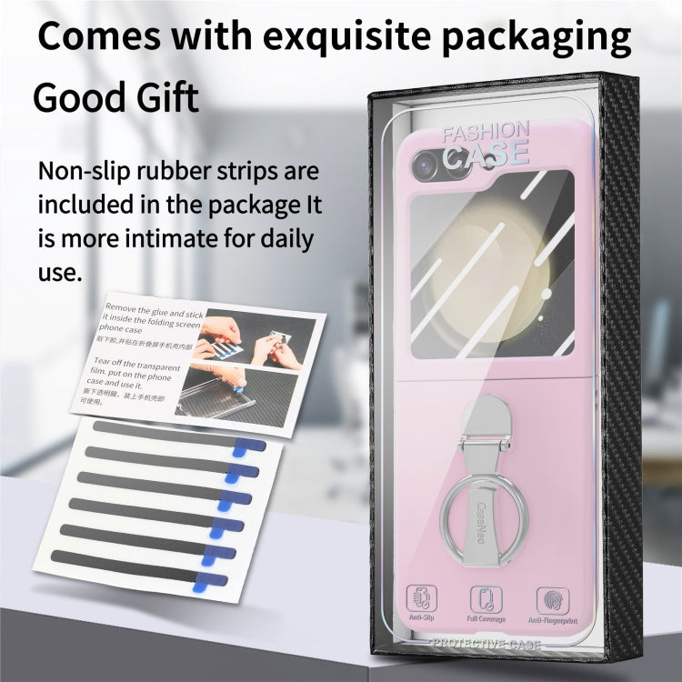 For Samsung Galaxy Z Flip5 5G Skin-Sensitive Integrated Ring Phone Case