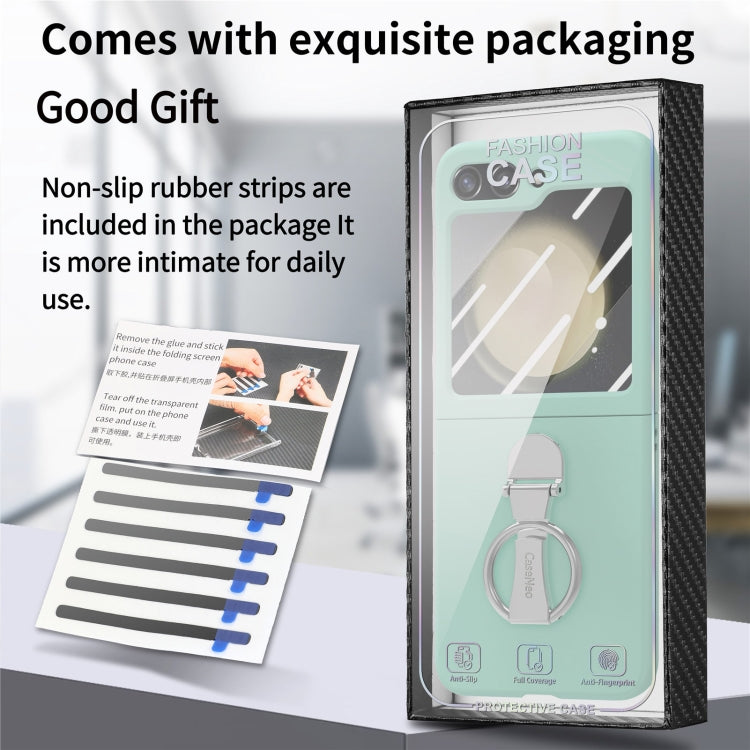 For Samsung Galaxy Z Flip5 5G Skin-Sensitive Integrated Ring Phone Case