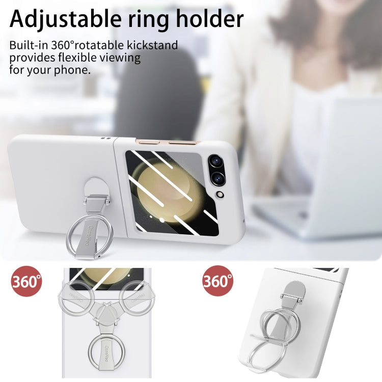 For Samsung Galaxy Z Flip5 5G Skin-Sensitive Integrated Ring Phone Case