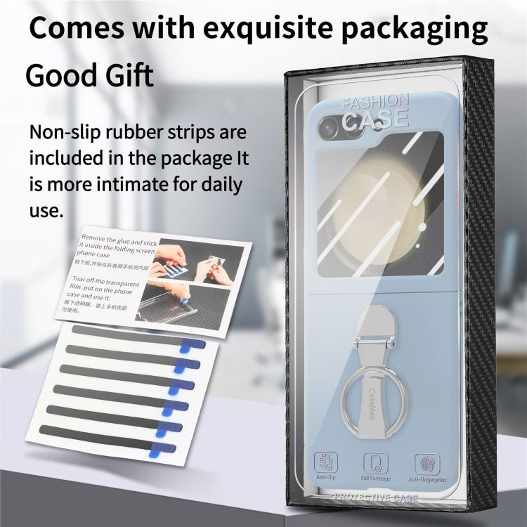 For Samsung Galaxy Z Flip5 5G Skin-Sensitive Integrated Ring Phone Case