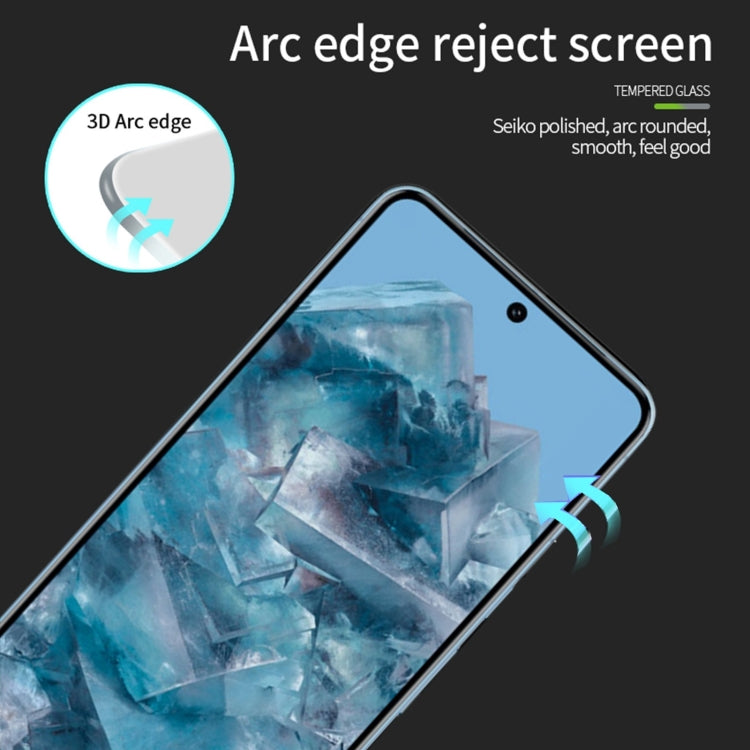 For Google Pixel 9 PINWUYO 9H 3D Full Screen Explosion-proof Tempered Glass Film - Black