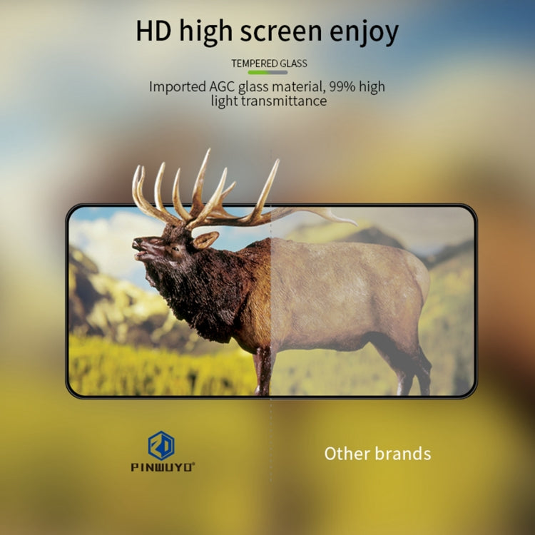 For Google Pixel 9 PINWUYO 9H 3D Full Screen Explosion-proof Tempered Glass Film - Black