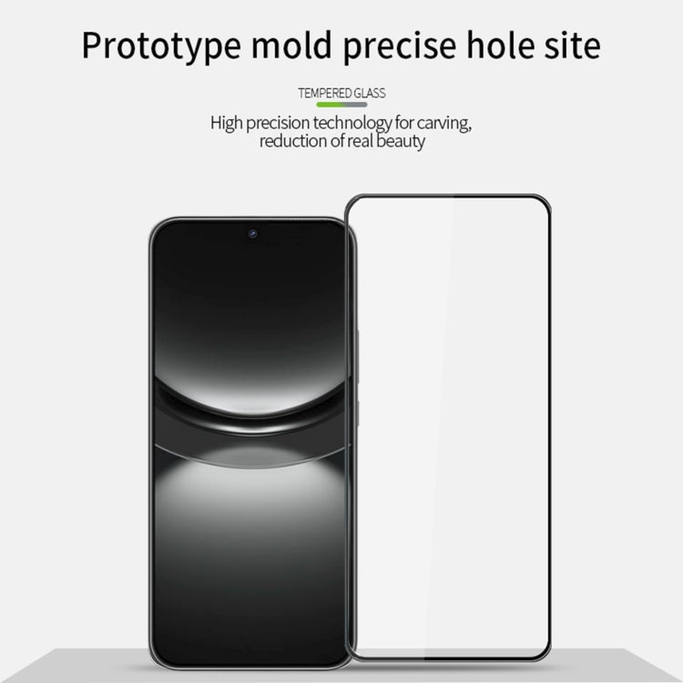 For Huawei nova 12 PINWUYO 9H 3D Curved Full Screen Explosion-proof Tempered Glass Film - Black