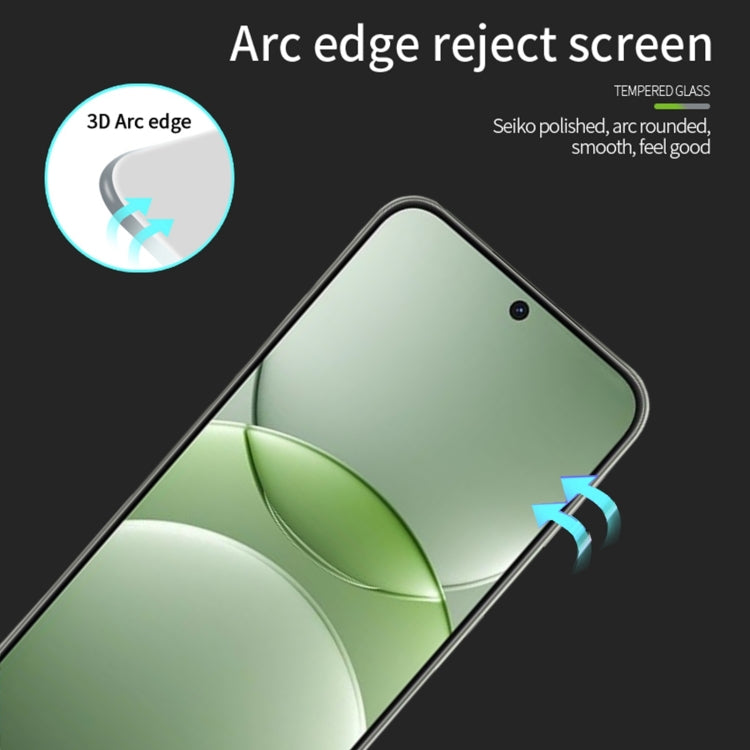 For Huawei nova 13 PINWUYO 9H 3D Curved Full Screen Explosion-proof Tempered Glass Film - Black