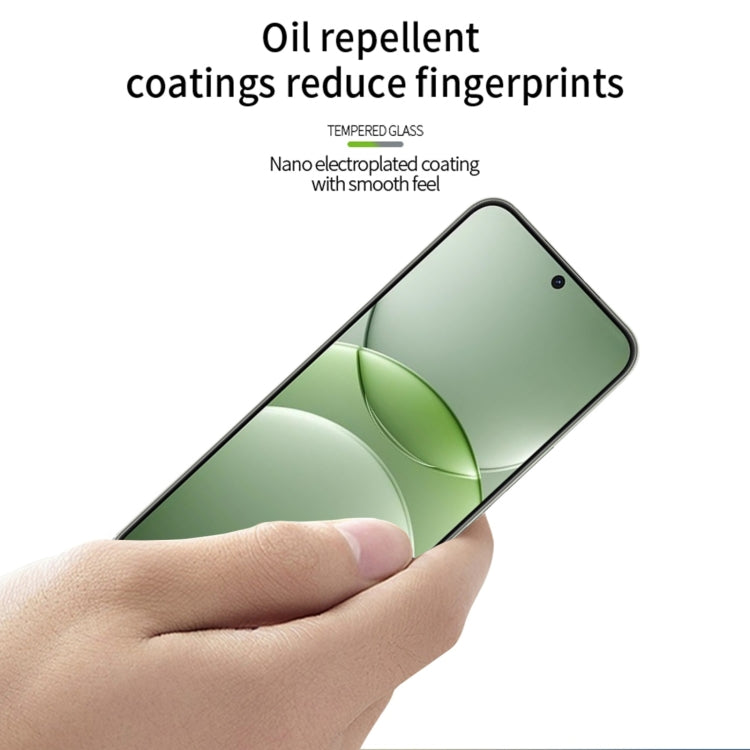 For Huawei nova 13 PINWUYO 9H 3D Curved Full Screen Explosion-proof Tempered Glass Film - Black