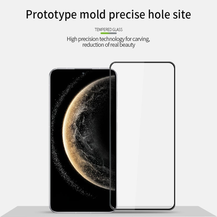 For Huawei Mate 70 PINWUYO 9H 3D Curved Full Screen Explosion-proof Tempered Glass Film - Black