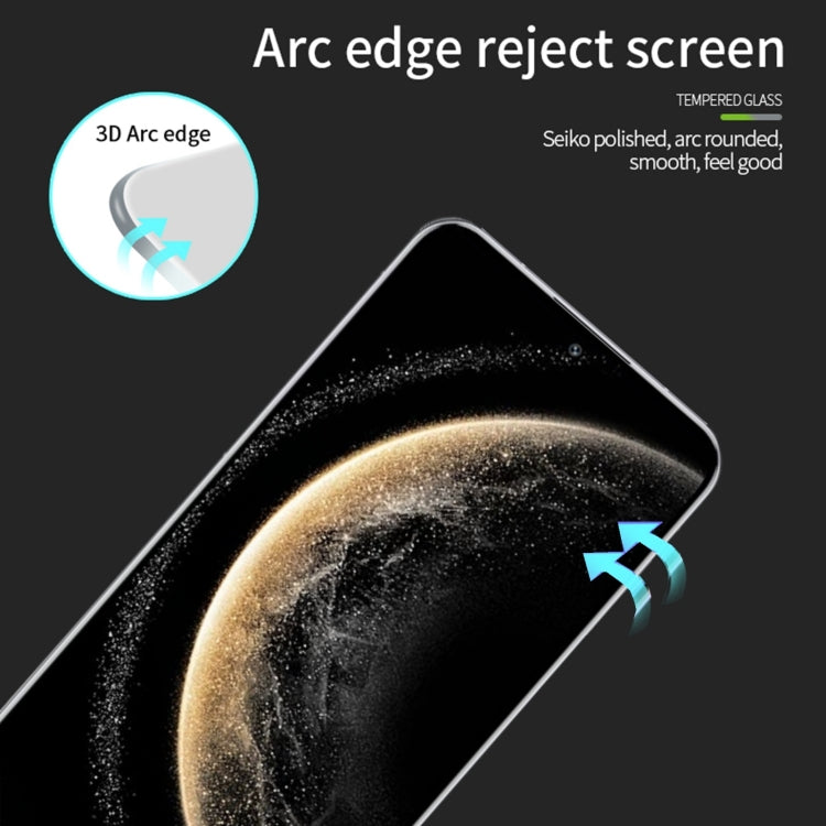 For Huawei Mate 70 PINWUYO 9H 3D Curved Full Screen Explosion-proof Tempered Glass Film - Black