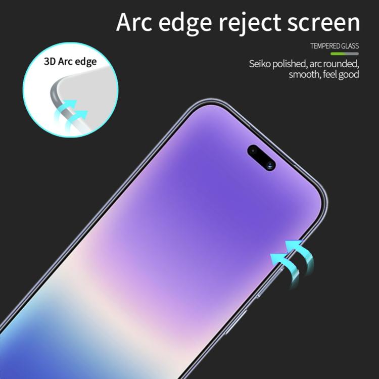For Huawei Pura 90 Pro PINWUYO 9H 3D Curved Full Screen Explosion-proof Tempered Glass Film - Black