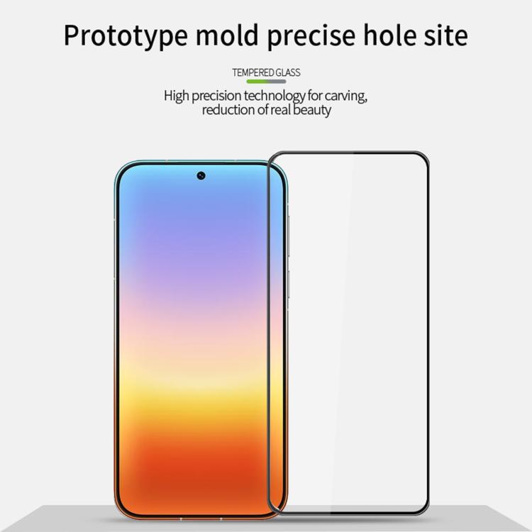 For Huawei Pura 90 Pro Max PINWUYO 9H 3D Curved Full Screen Explosion-proof Tempered Glass Film - Black