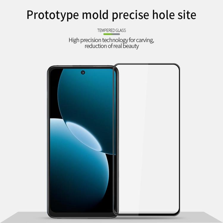 For Huawei Enjoy 80 MOFI 9H 3D Explosion-proof Curved Screen Tempered Glass Film - Black