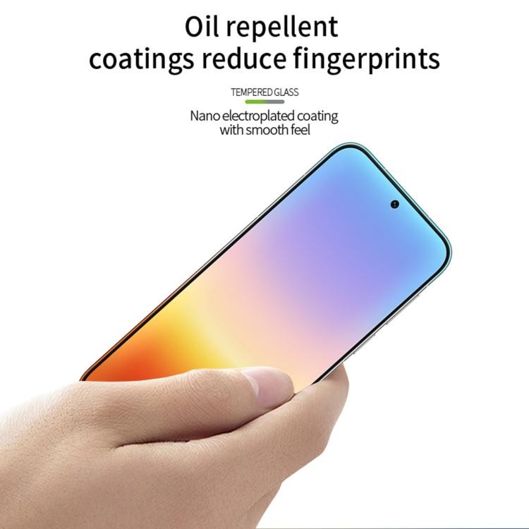 For Huawei Pura 90 Pro Max 5G MOFI 9H 3D Explosion-proof Curved Screen Tempered Glass Film - Black
