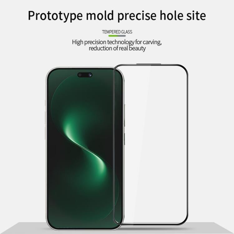 For Huawei nova 15 Pro / 15 Ultra MOFI 9H 3D Explosion-proof Curved Screen Tempered Glass Film - Black