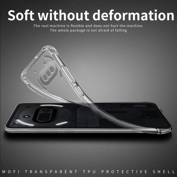 For Nothing Phone 3a MOFI Ming Series Ultra-thin TPU Phone Case - Transparent