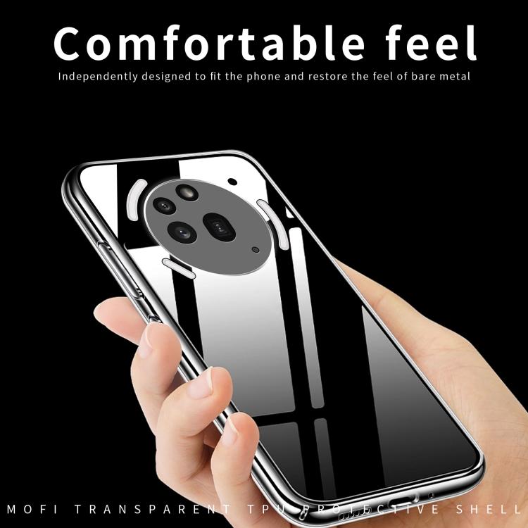 For Nothing Phone 3a Pro MOFI Ming Series Ultra-thin TPU Phone Case - Transparent