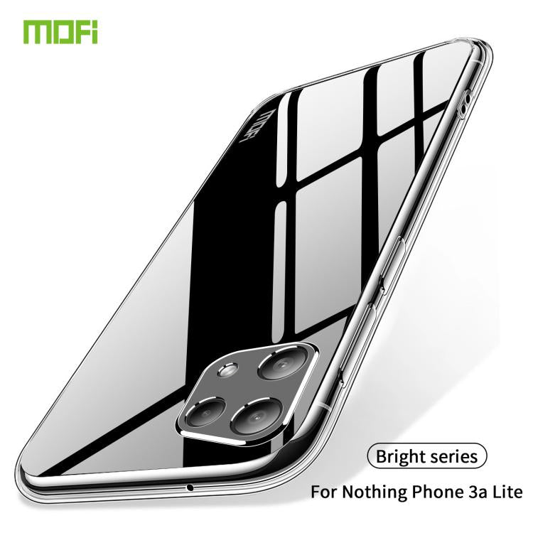 For Nothing Phone 3a Lite MOFI Ming Series Ultra-thin TPU Phone Case - Transparent