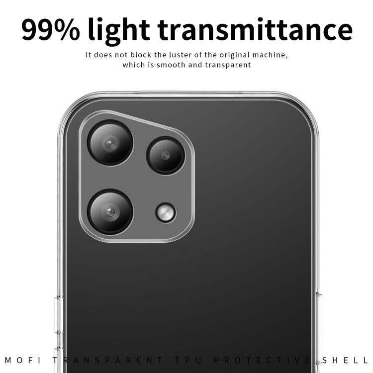 For Nothing Phone 3a Lite MOFI Ming Series Ultra-thin TPU Phone Case - Transparent